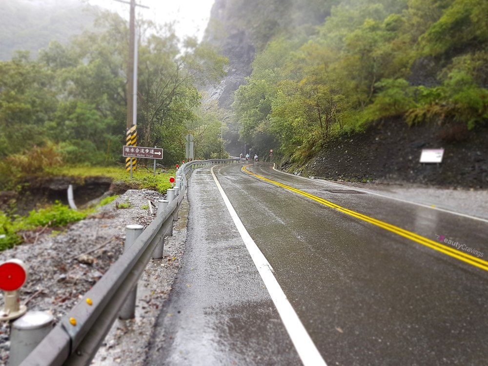 Taroko Gorge on Rainy day