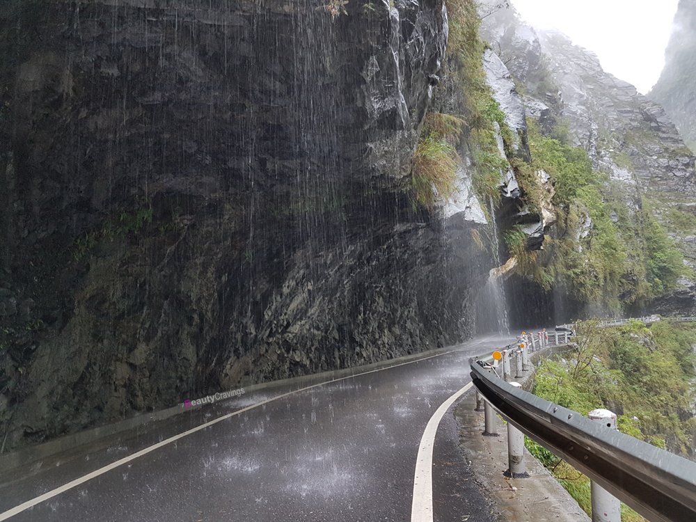 Taroko Gorge on rainy day