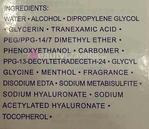 Aqualabel Jelly Essence (Ingredients)