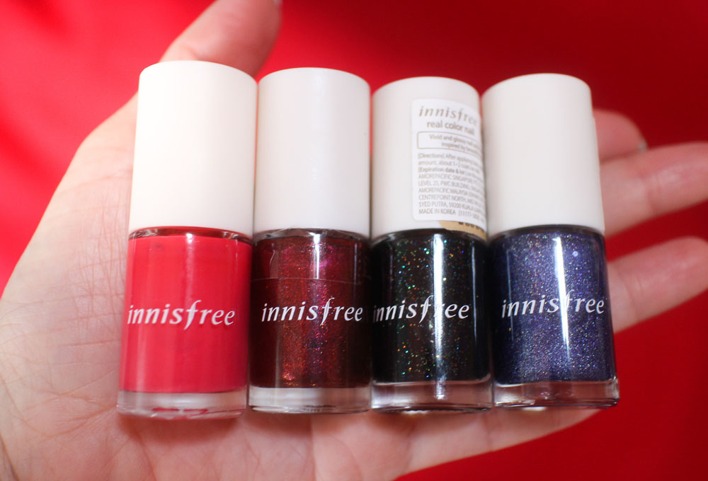 Innisfree Real Color Nail Swatch - 10, 58, 67, 32