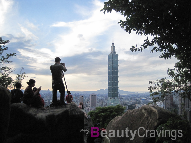 View of Taipei 101 from Xiangshan