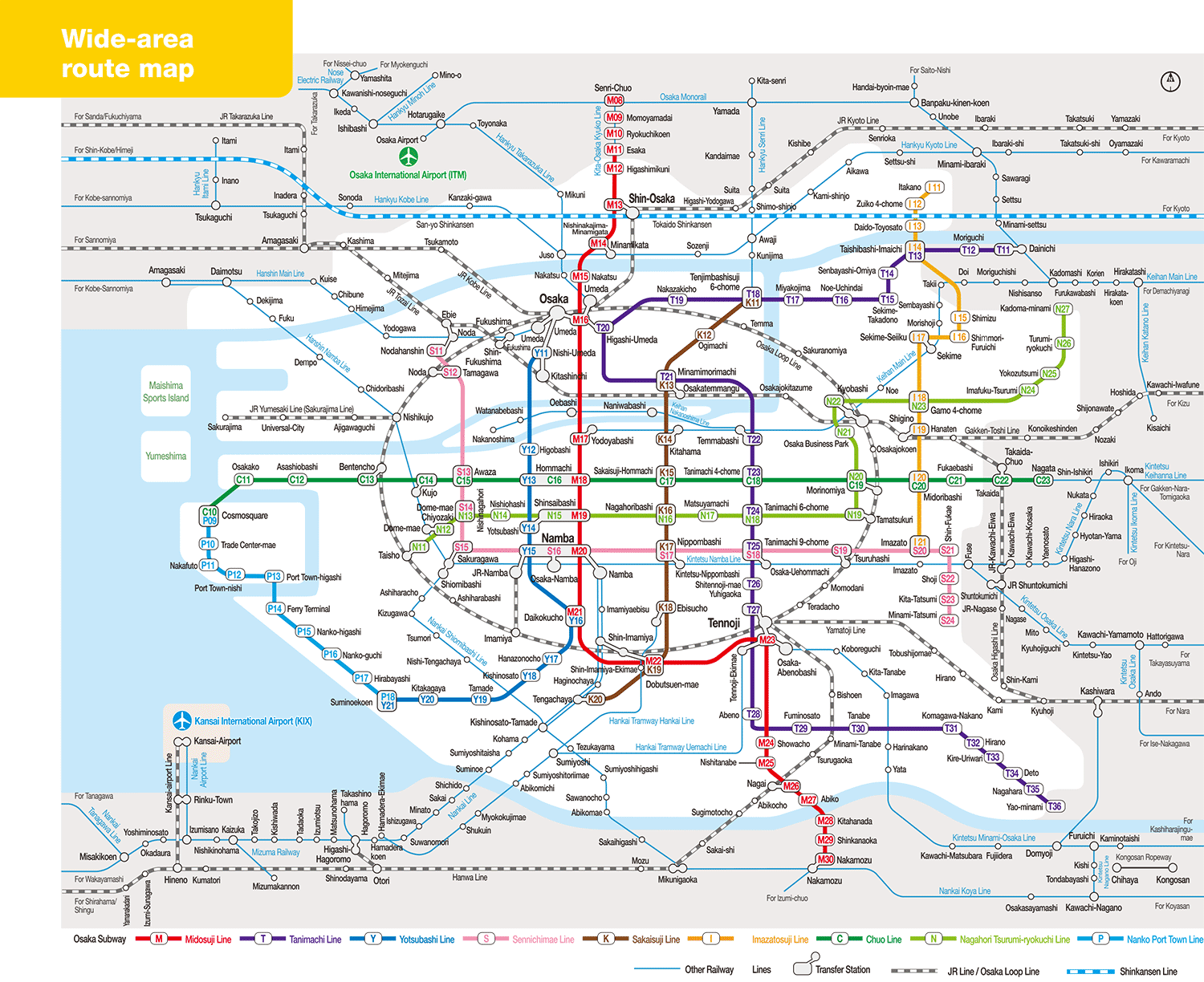 Osaka Train Network