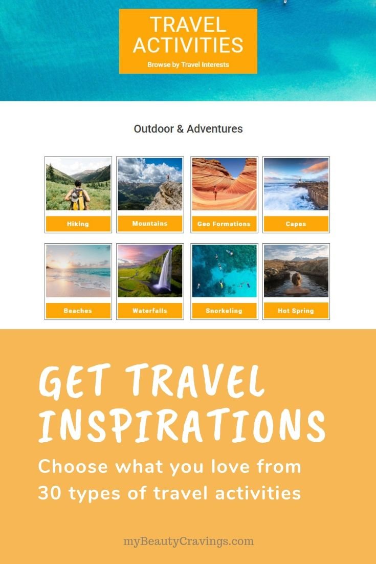 Travel Activities on myBeautyCravings.com