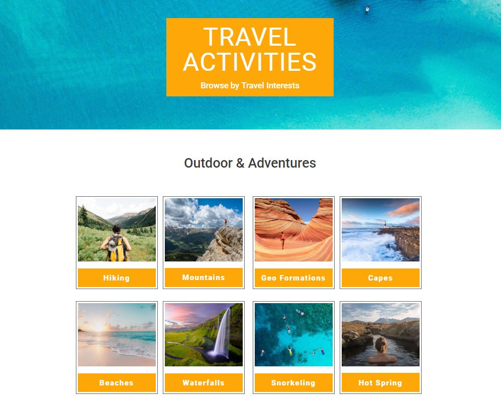 Travel Activities by mybeautycravings