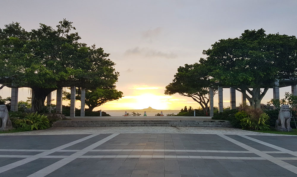 Okinawa Ocean Expo Park Sunset