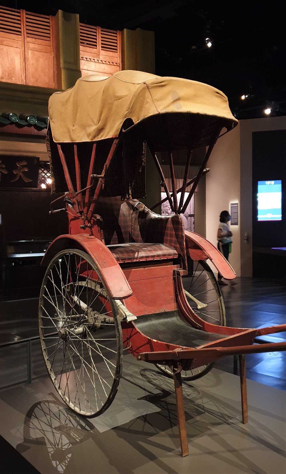 Rickshaw at National Museum of Singapore