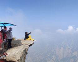 Mount Hua in China near Xi An