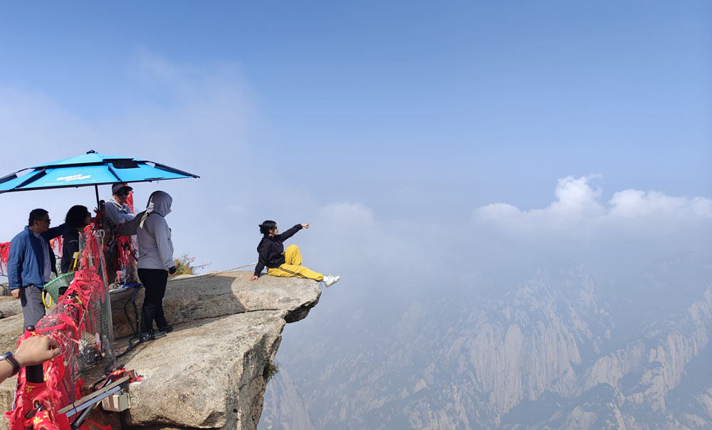 Mount Hua in China near Xi An