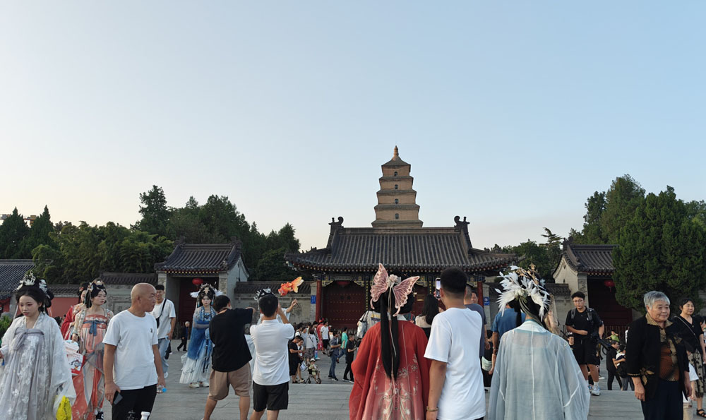 Hanfu sights (Traditional costume) in China Xi An