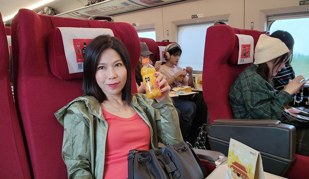 First Class Train Seats in China