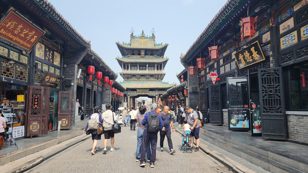 Pingyao Ancient City in morning