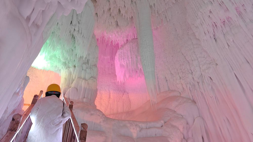 Mount Yun Ice Cave Group in China Shanxi