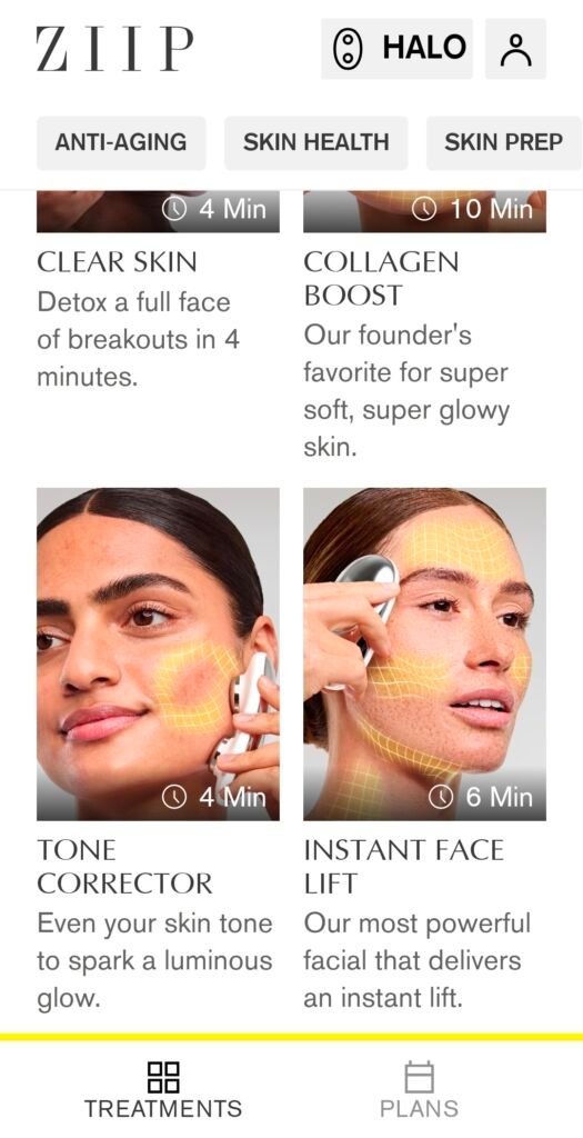 ZIIP HALO beauty plan
