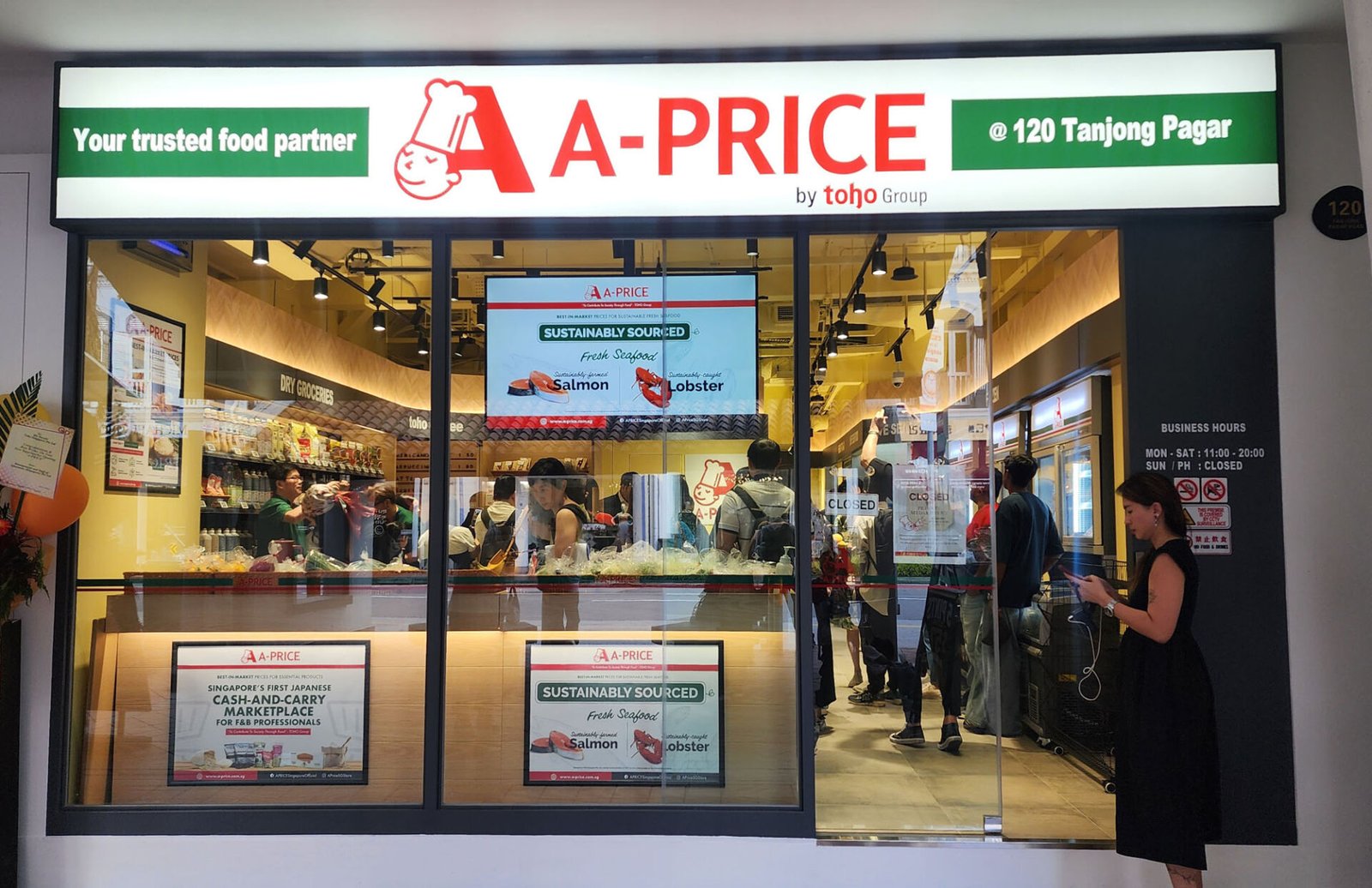 A-Price outlet in Tanjong Pagar