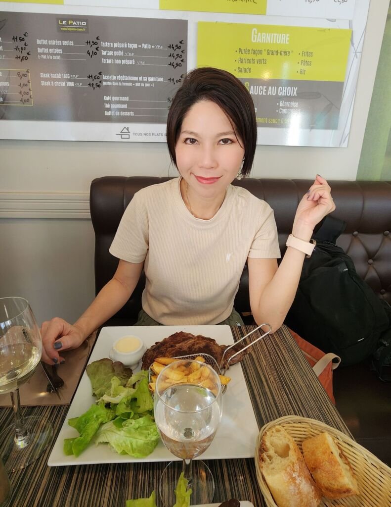 Lunch in Caen, France