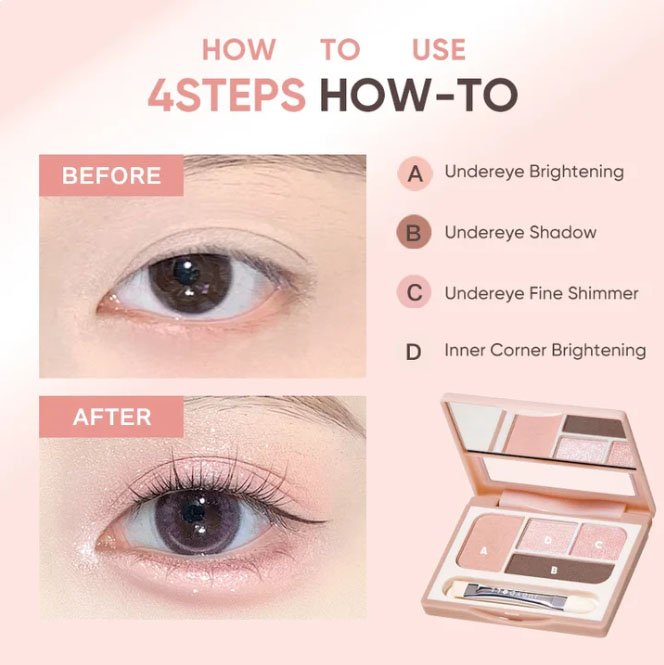 How to apply Judydoll Undereye Shadow