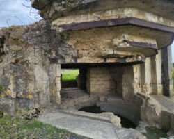 Bomb Craters in Normandy, France