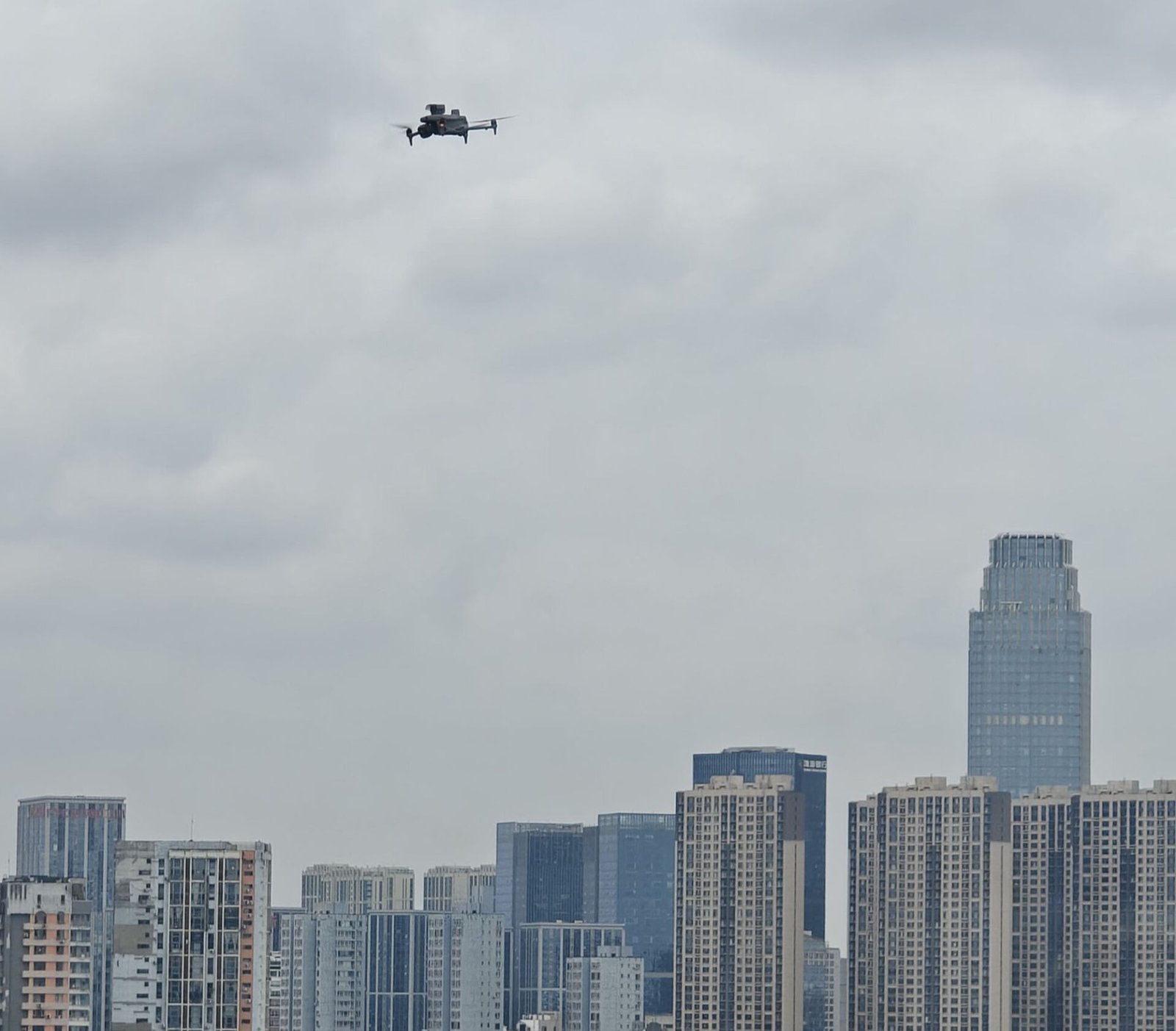 Drone outside Shenyang x Zhongjie Hotel